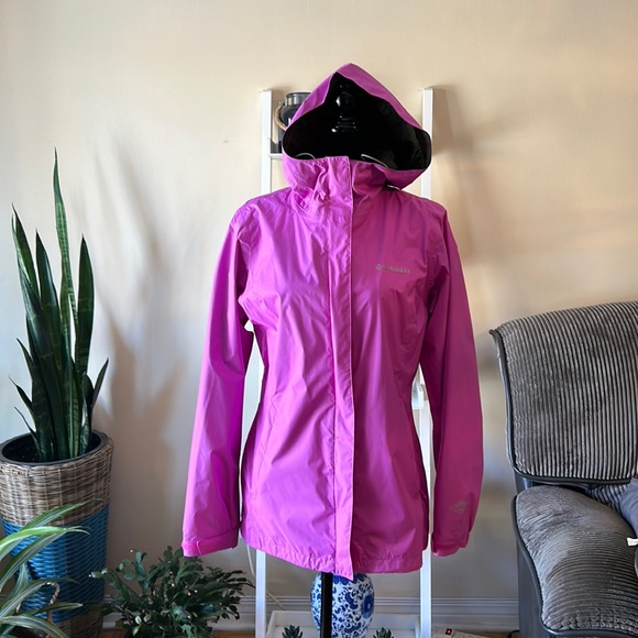 COLUMBIA pink lightweight jacket size small - Picture 4 of 14